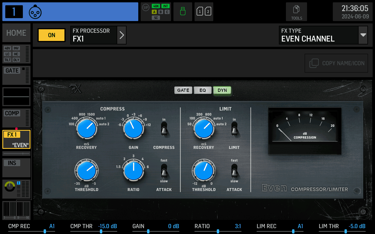 Even Compressor/Limiter