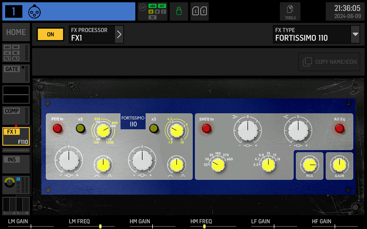 Fortissimo 110 EQ