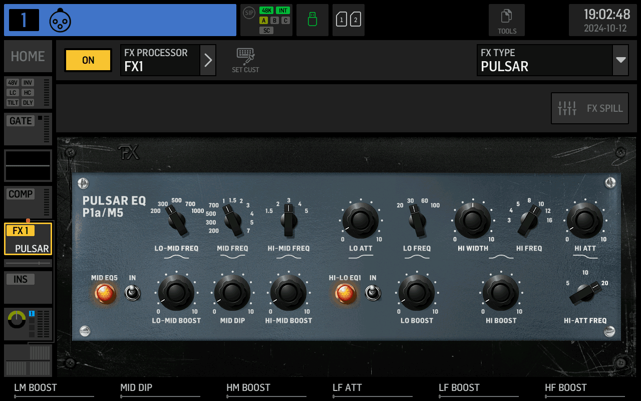 Pulsar P1a/M5 EQ