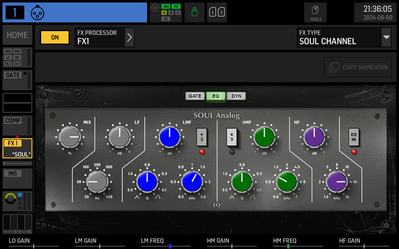 SOUL Analogue EQ