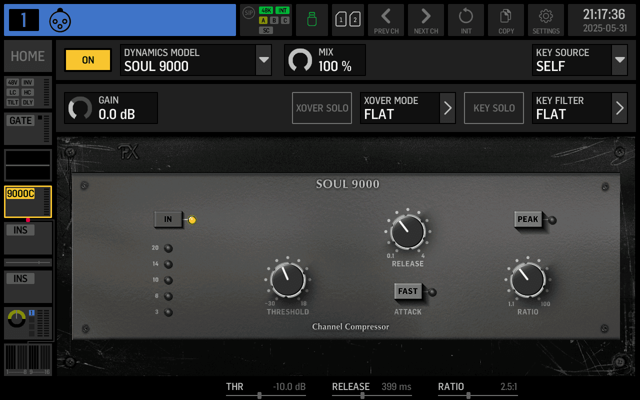 Soul 9000 Channel Compressor