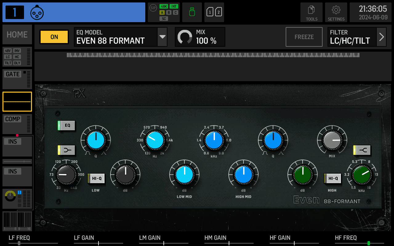 Even 88-Formant EQ