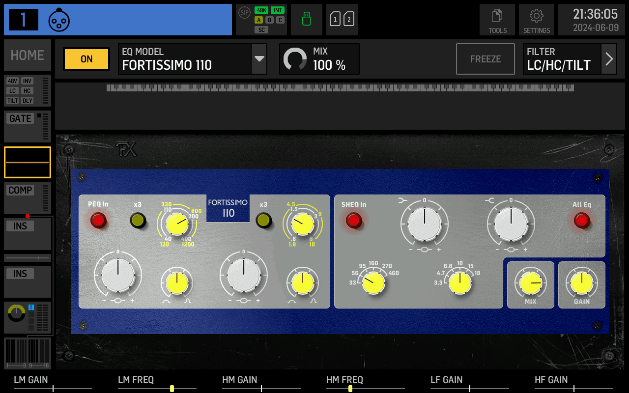 Fortissimo 110 EQ