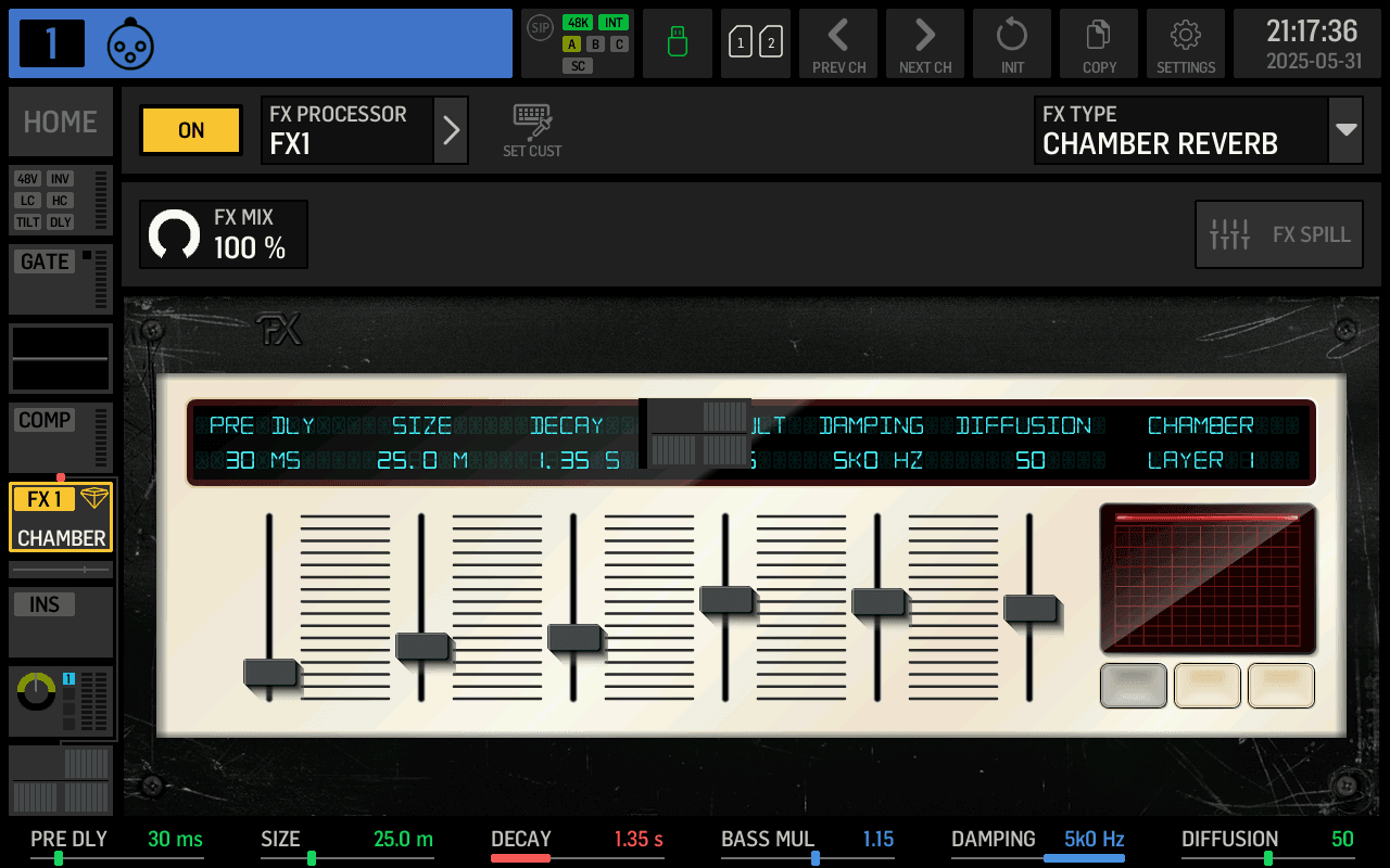 CHAMBER REVERB