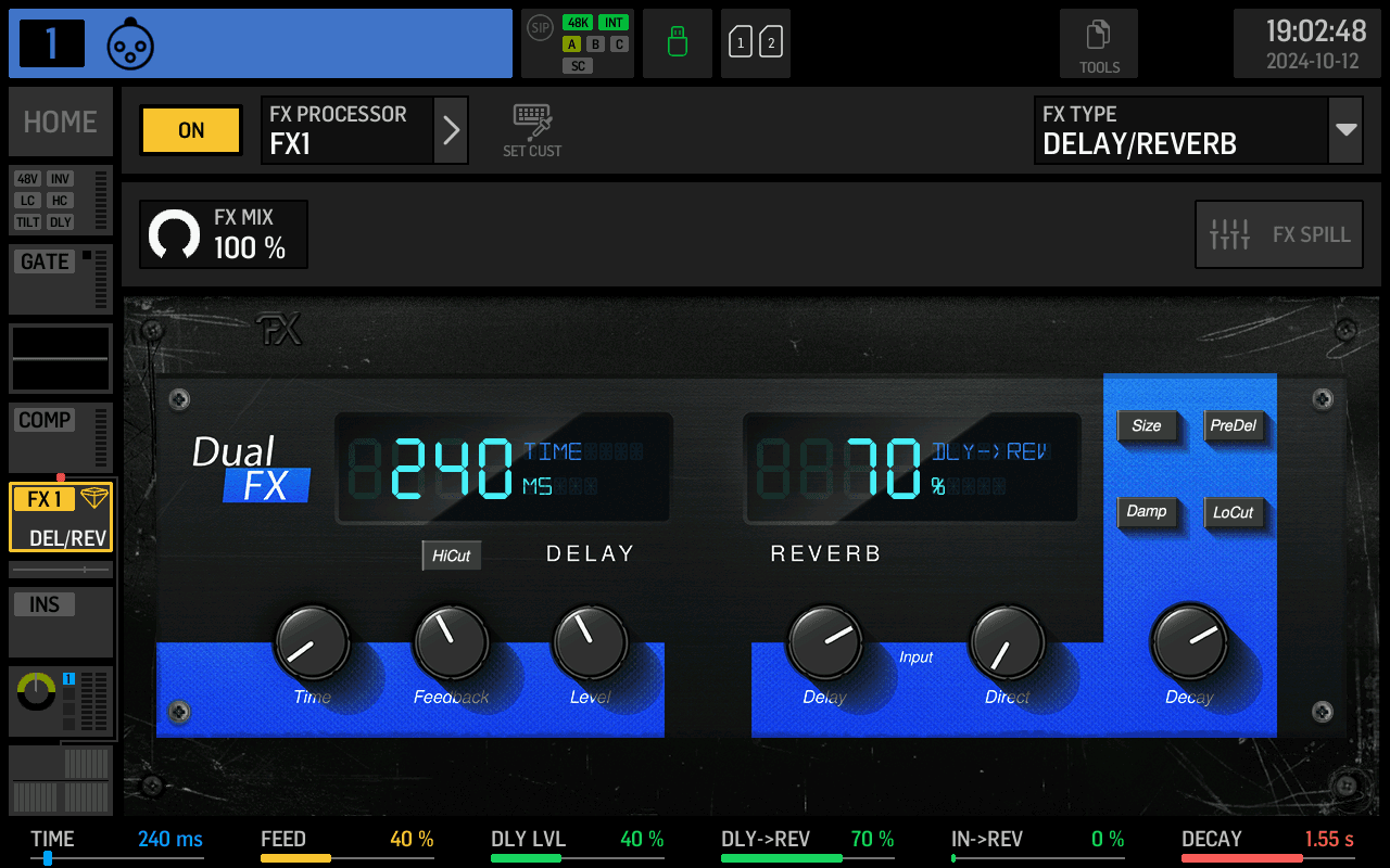 DELAY REVERB