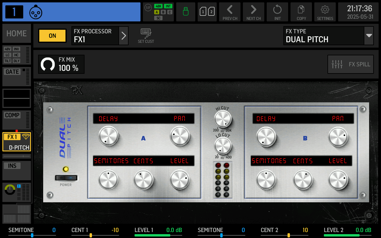 DUAL PITCH