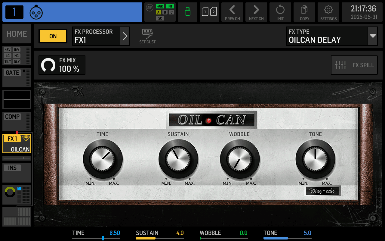 OILCAN DELAY