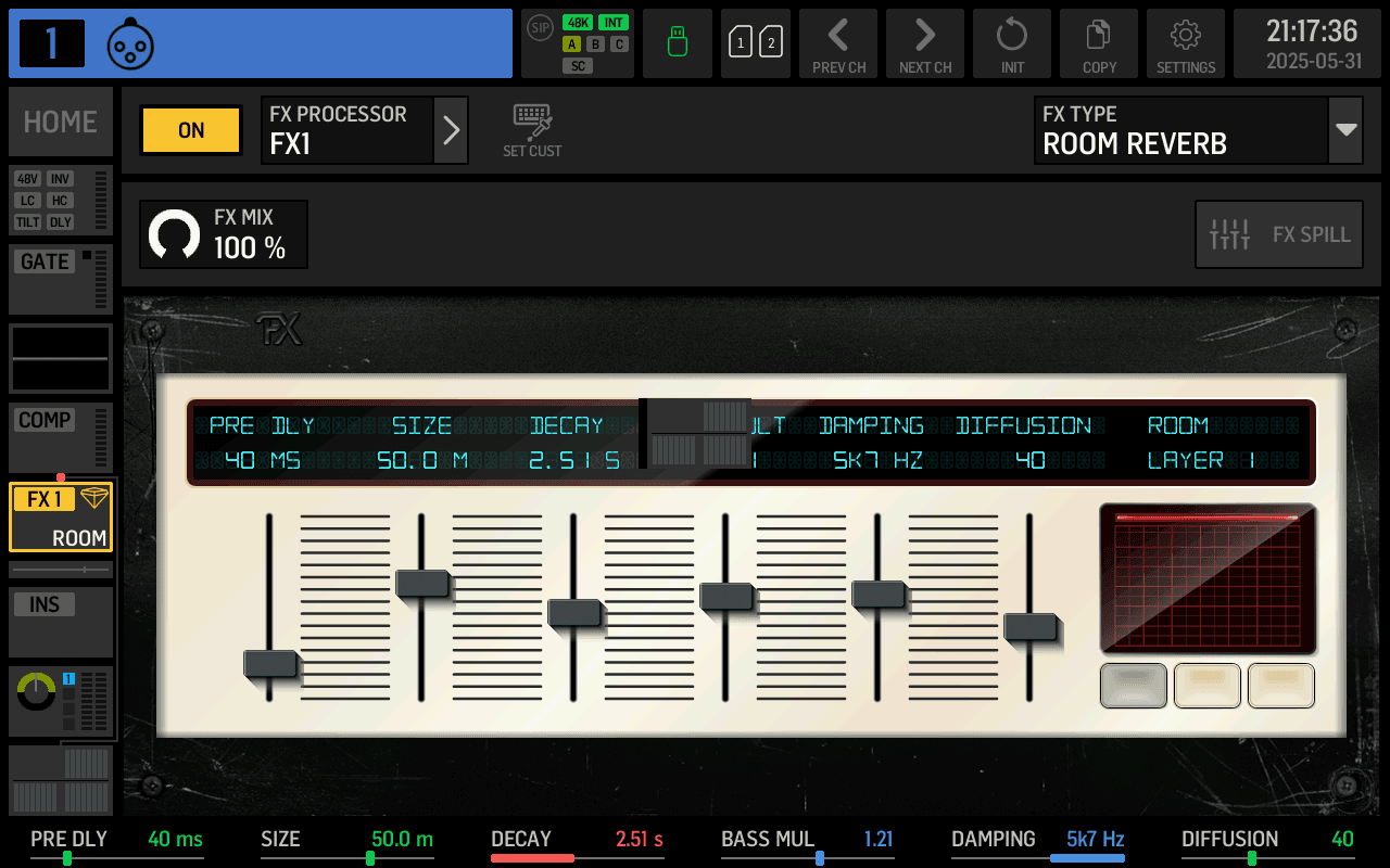 ROOM REVERB
