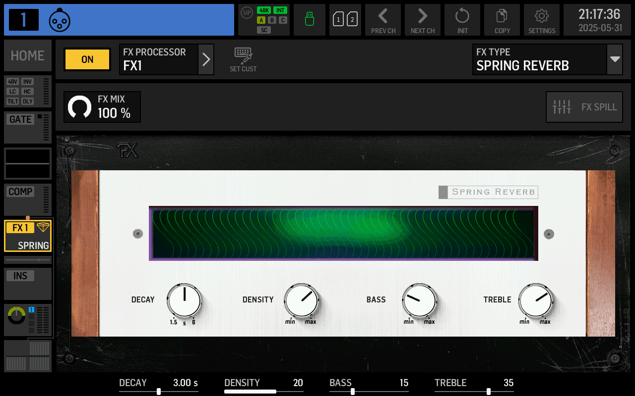 SPRING REVERB
