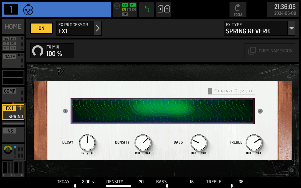 SPRING REVERB