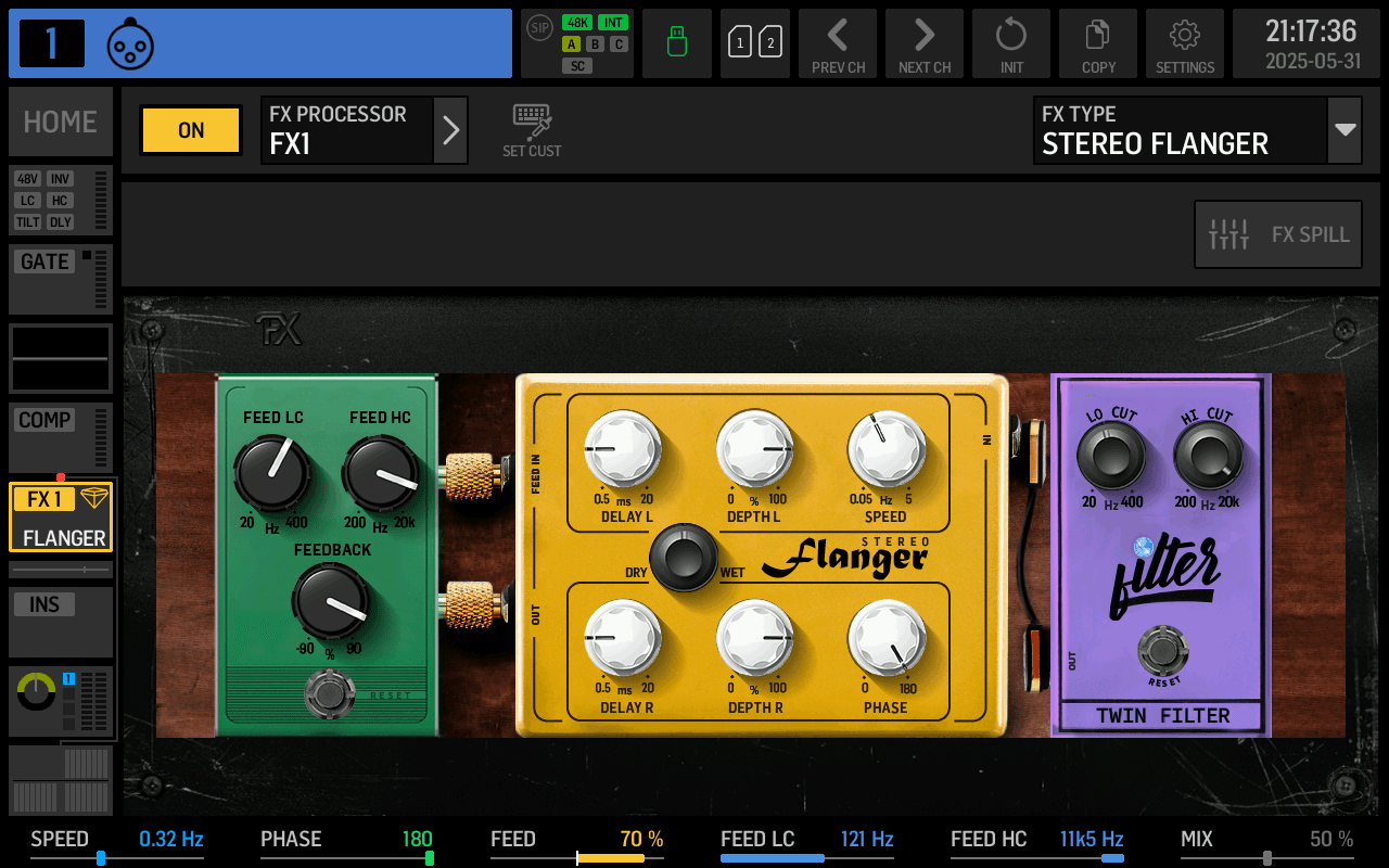 STEREO FLANGER