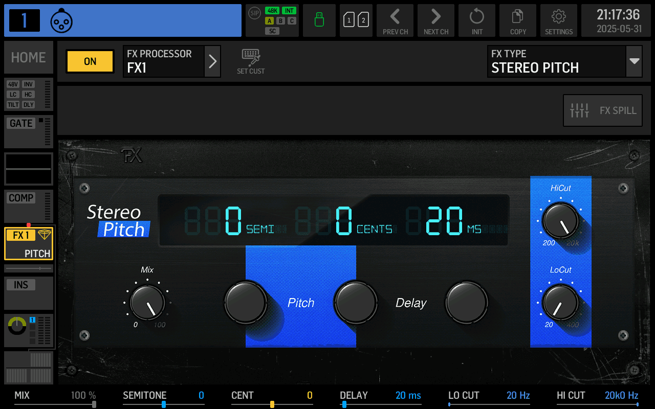 STEREO PITCH