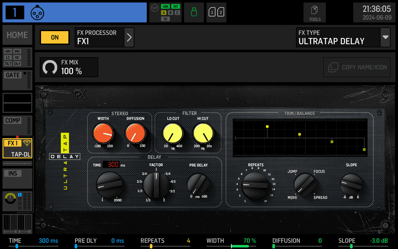 ULTRATAP DELAY