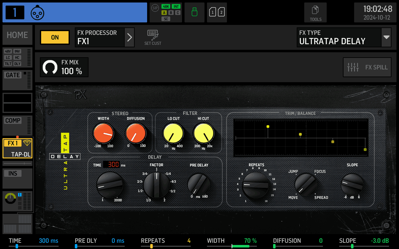 ULTRATAP DELAY