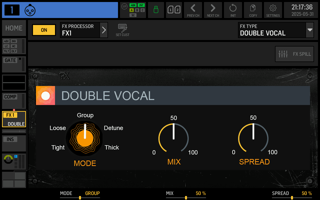 DOUBLE VOCAL