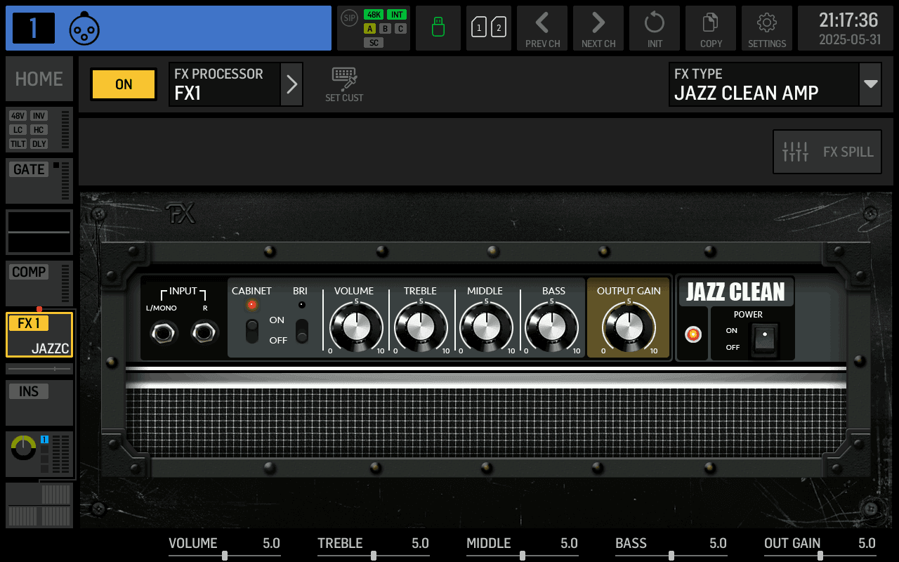 JAZZ CLEAN AMP