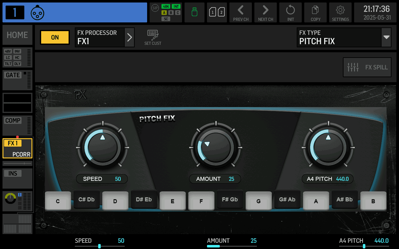 PITCH FIX