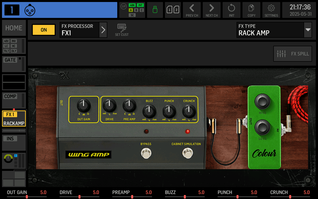 RACK AMP
