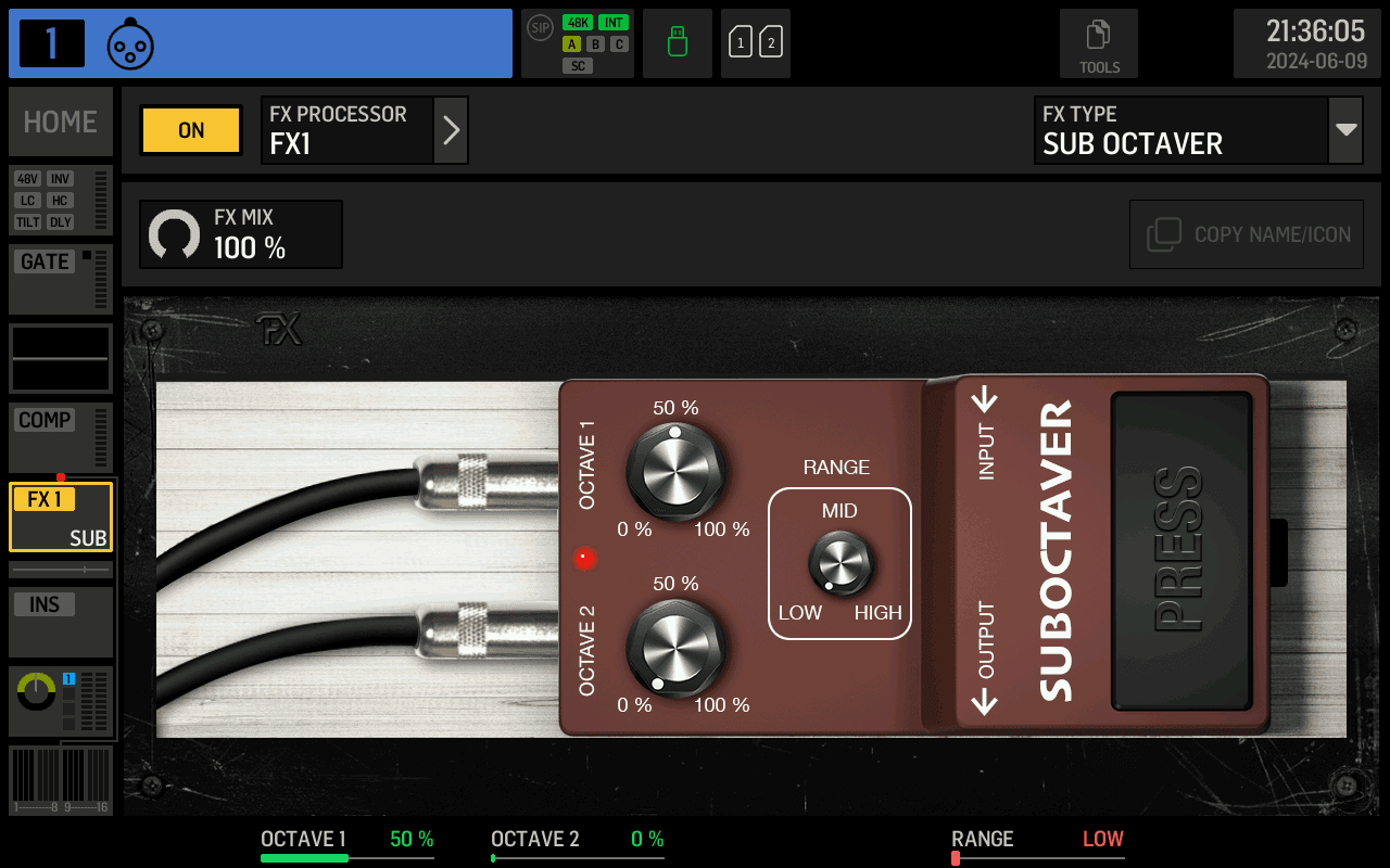 SUB OCTAVER