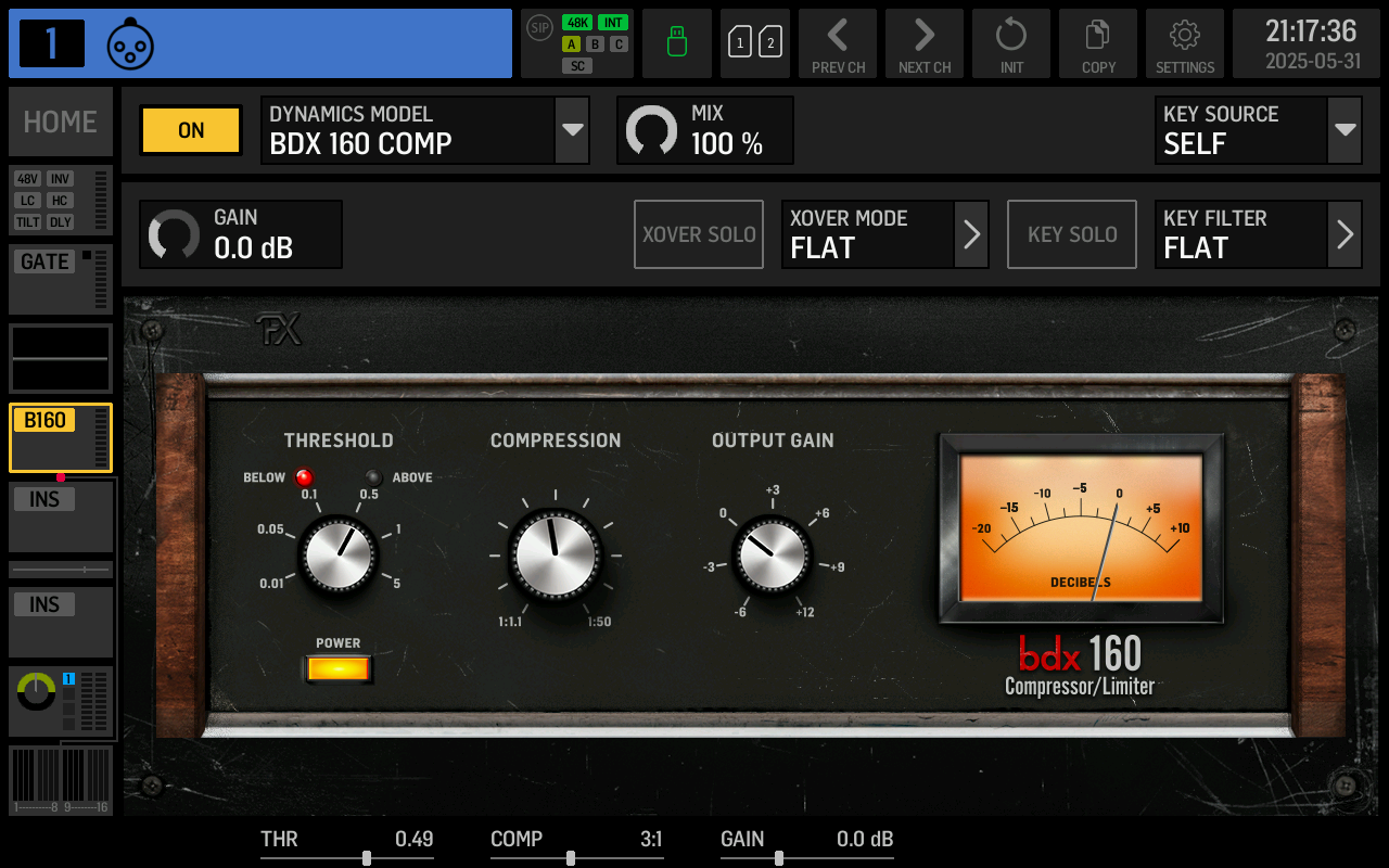 BDX 160 Compressor/Limiter