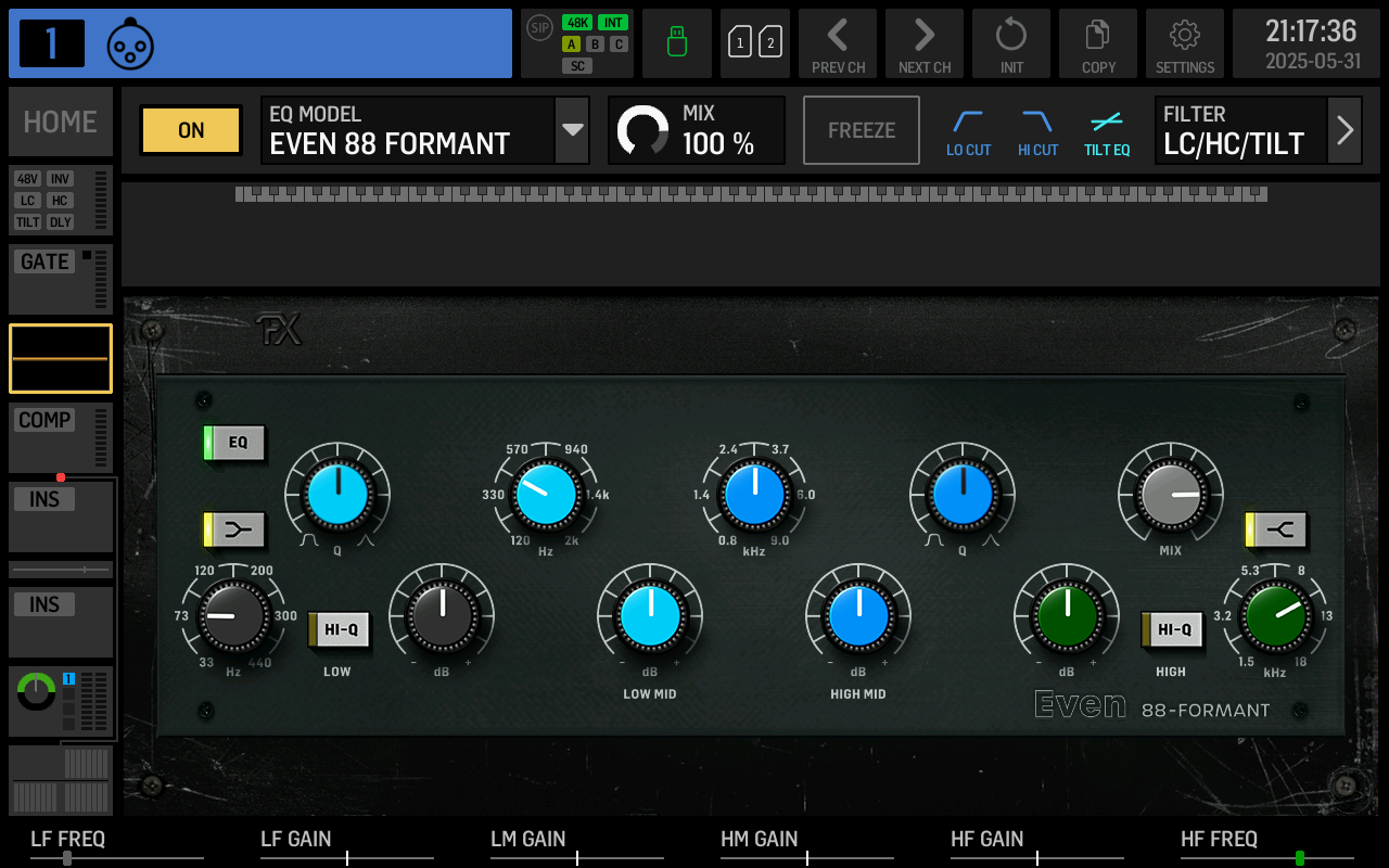 Even 88-Formant EQ