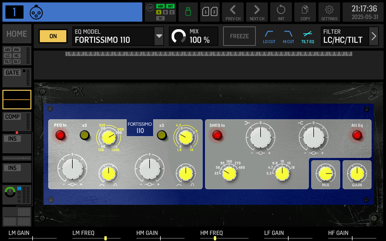 Fortissimo 110 EQ