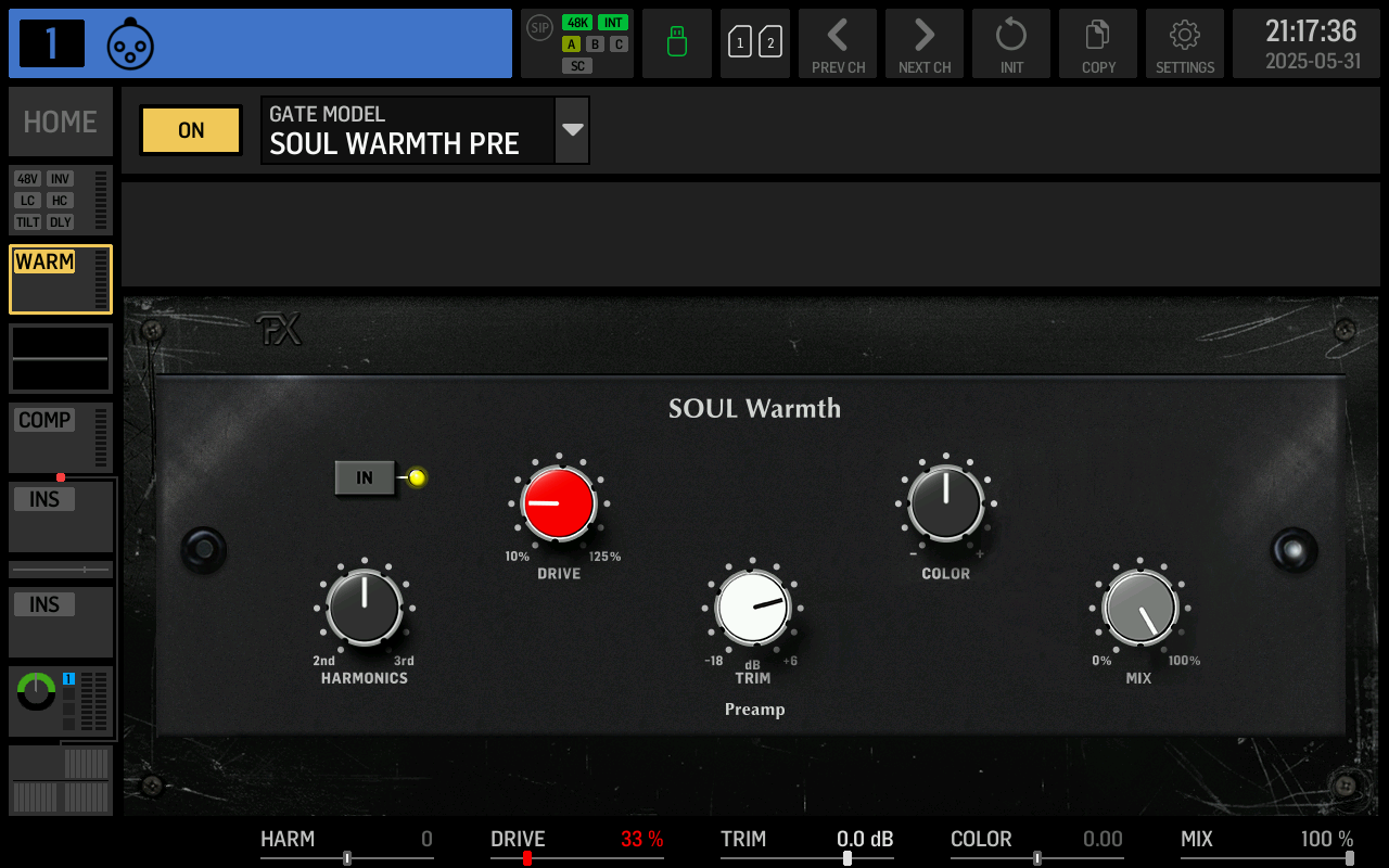 Soul Warmth Preamp