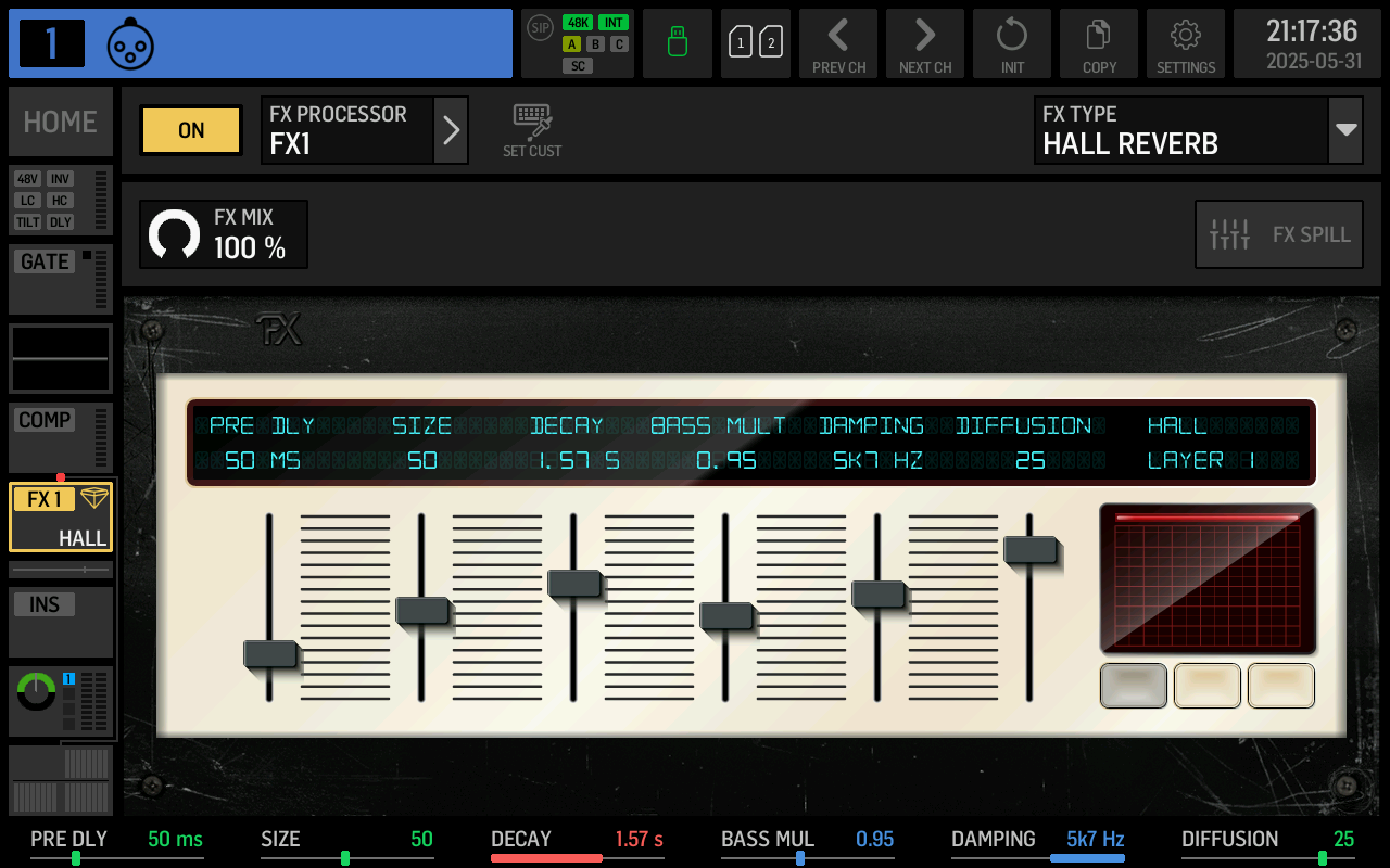 HALL REVERB