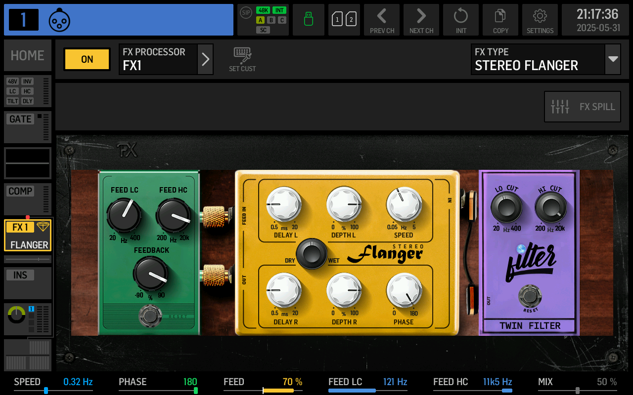 STEREO FLANGER